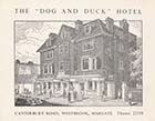 Dog and Duck Canterbury Road sketch | Margate History 